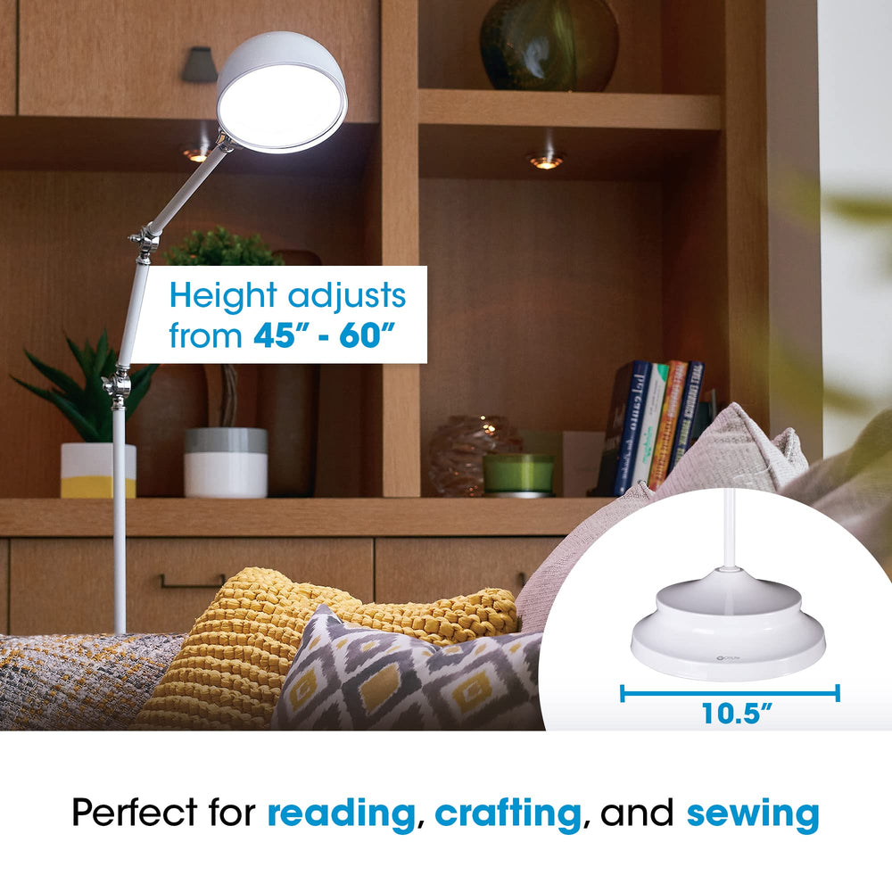Adjustable LED Floor Lamp with Touch Controls