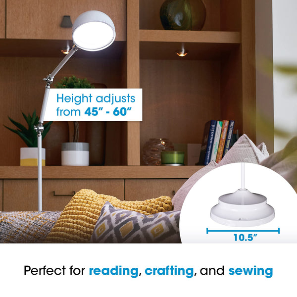 Adjustable LED Floor Lamp with Touch Controls