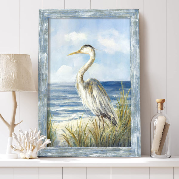 Framed Coastal Seabird Wall Art Print