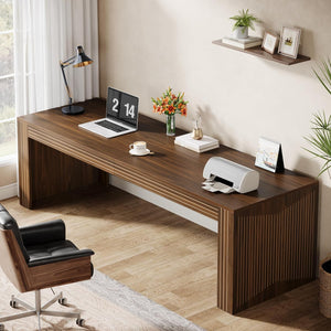 79-Inch Two-Person Double Computer Desk