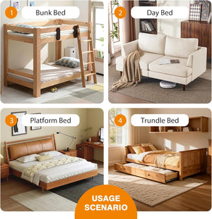 Bunkie Board with Anti-Slip Base – King, Full & Twin Sizes