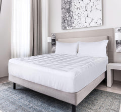 Quilted Mattress Pad with Pillow Top & Deep Pocket – Twin, Full, Queen, King, Cal King