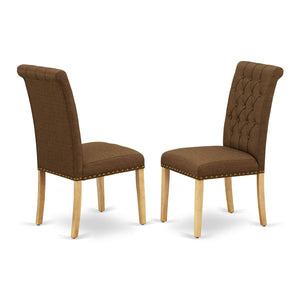 5-Piece Butterfly Leaf Oval Dining Set with Upholstered Chairs