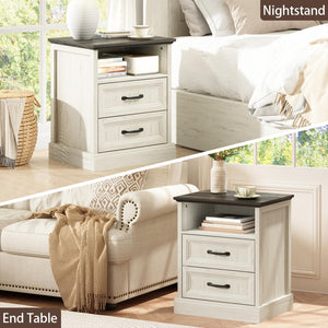 3-Piece Bedroom Set – 7-Drawer Dresser & 2 Nightstands