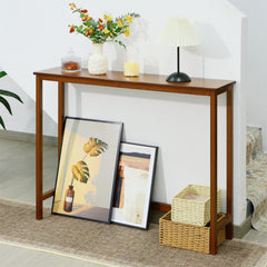 Bamboo Narrow Console Table 39.37"
