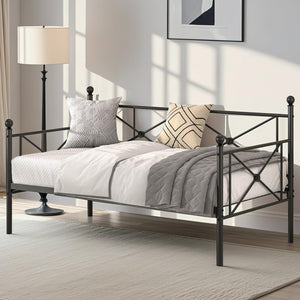 Twin Size Daybed Frame with Headboard