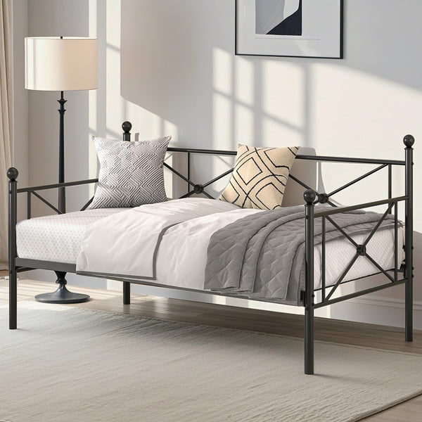 Twin Size Daybed Frame with Headboard