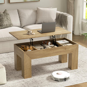 Lift Top Coffee Table with Hidden Storage