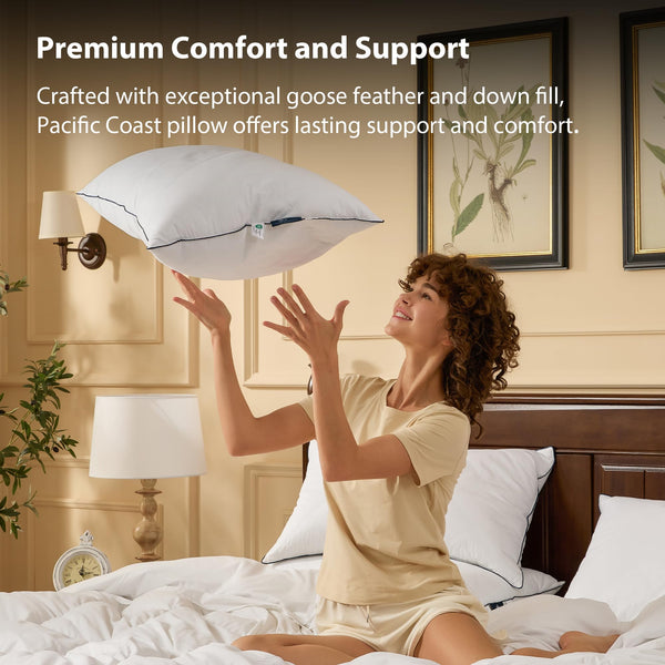 Feather & Down Bed Pillows – Hotel Quality, Medium Support