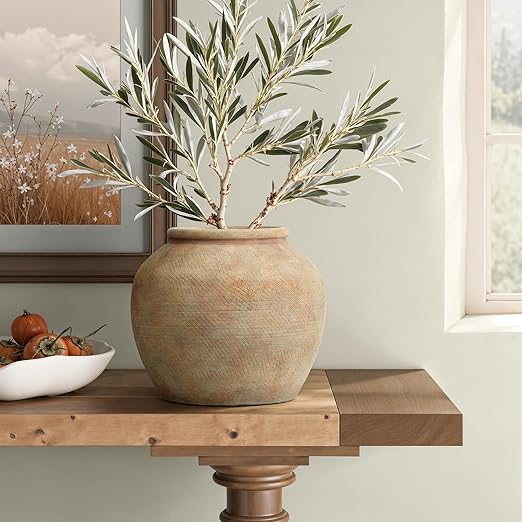 Rustic Terracotta Ceramic Vase