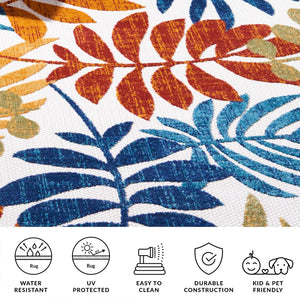 Indoor Outdoor Area Rug 8x10 – Stain Resistant, Non-Shedding, Easy Clean