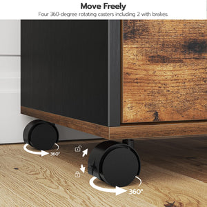 7-Drawer Mobile File Cabinet