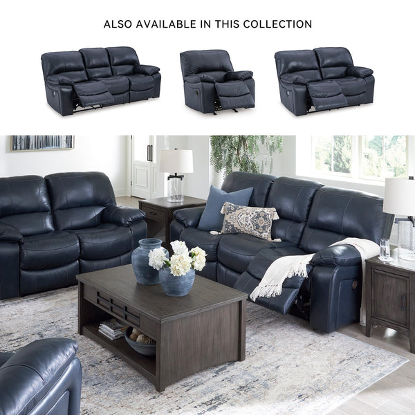 Power Reclining Sofa – Leather Match, Zero Wall, USB Charging, 3-Seat