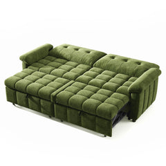 4-in-1 Convertible Sofa Bed with Adjustable Backrest