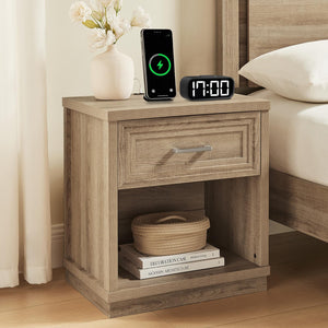 7-Drawer Dresser & Nightstand Set with Charging Station