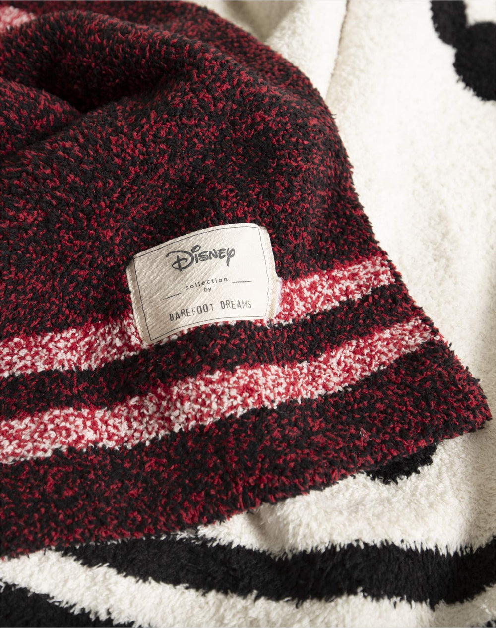 Mickey & Minnie Mouse CozyChic Jacquard Throw Blanket – Cream 45" x 60"