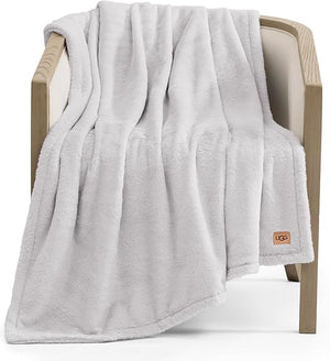 Faux Fur Throw Blanket 50x70 – Plush Cozy Hypoallergenic Throw