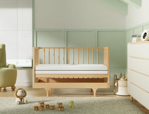 2-in-1 Crib & Toddler Mattress – Dual-Sided Gel Memory Foam with Removable Cover