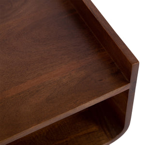 Mid-Century Side Table with Storage
