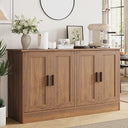 53" 4-Door Buffet Cabinet & Kitchen Sideboard with Adjustable Shelves