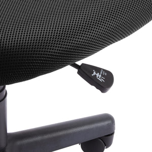 Low Back Mesh Office Chair with Adjustable Height & Swivel