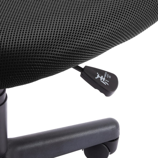 Low Back Mesh Office Chair with Adjustable Height & Swivel