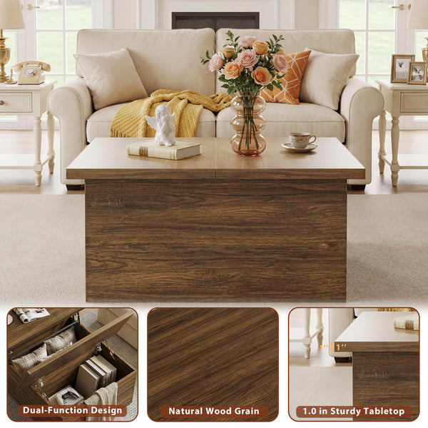 Lift Top Coffee Table with Storage