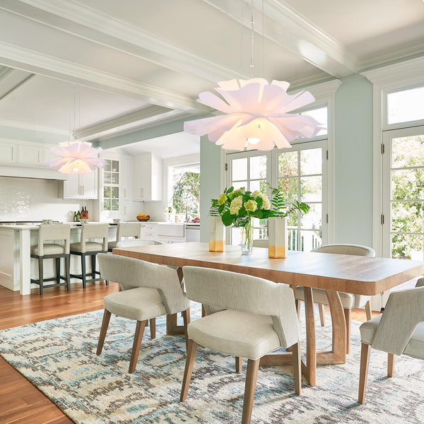 Floral Pendant Light – 2-Light Modern Chandelier