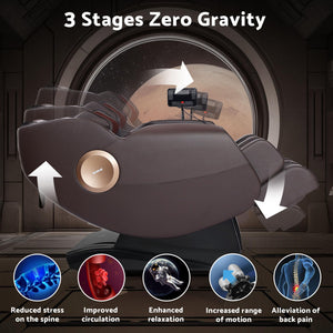 Zero Gravity Full Body Massage Chair with Shiatsu, Heat & Bluetooth