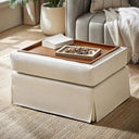Reversible Lid Storage Ottoman Coffee Table