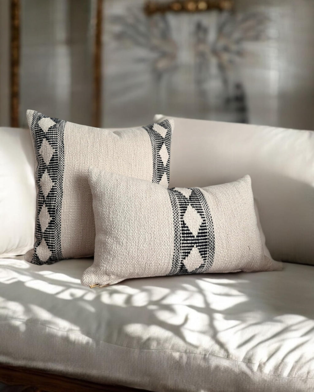 Gemma Square Pillow Cover 20x20 — Decorative Throw Pillow Case