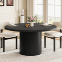 47" Round Dining Table with Fluted Base