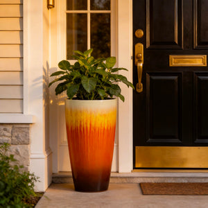 21-Inch Tall Planter Set of 2 – Indoor & Outdoor Large Plant Pots