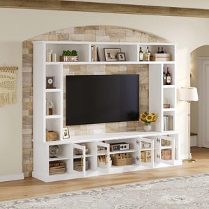 95" Wall Unit Entertainment Center for TVs up to 80"
