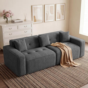 100" Cloud Boneless Loveseat Sofa