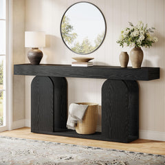 70.9-Inch Extra Long Sofa Console Table with Storage Shelf