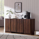 66-Inch Sideboard Buffet Cabinet with Adjustable Shelves