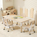 Height Adjustable Kids Table and 4 Chairs Set
