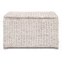 Woven Water Hyacinth Storage Trunk with Lid