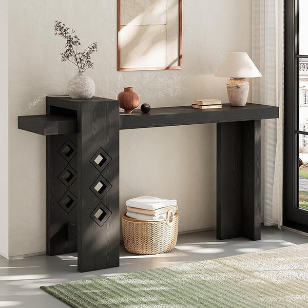 Modern Floating Console Table – 63 Inch