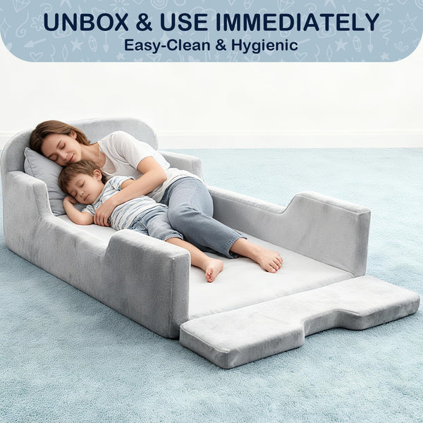 Toddler Floor Bed Full Foam with Removable Washable Cover