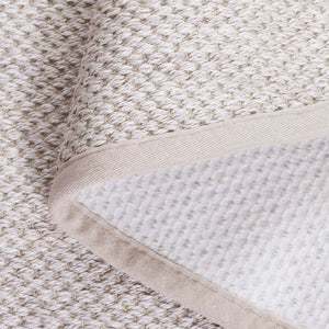 Marble Sisal Runner Rug 2'6" x 22' – Flat Woven with Fabric Border