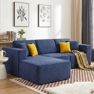 109" L-Shaped Modular Sectional Sofa