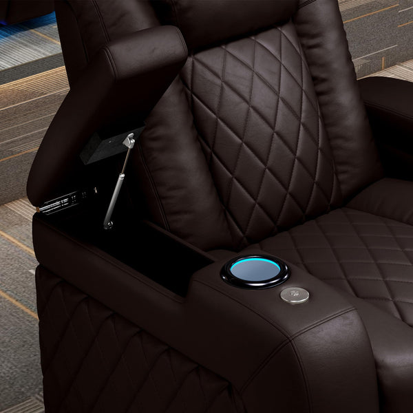 Tuscany 3-Seat Power Recliner with Center Console