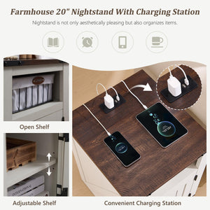 Farmhouse Living Room Furniture Set of 3