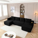 U-Shaped Modular Sectional Sofa with Chaise Lounge