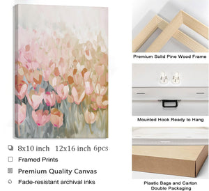Coquette Wall Art Set of 6 – Pink Canvas Prints & Posters
