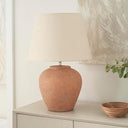20-Inch Two-Tone Glossy Ceramic Table Lamp