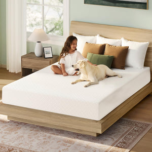 Gel Memory Foam Mattress in a Box – Fiberglass Free, CertiPUR-US Certified