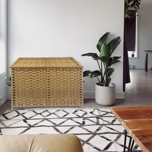 Wicker Storage Trunk with Lid